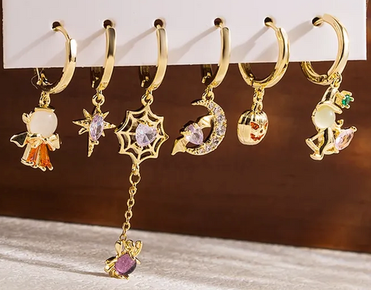 Set de aretes Yakémiyou de Halloween