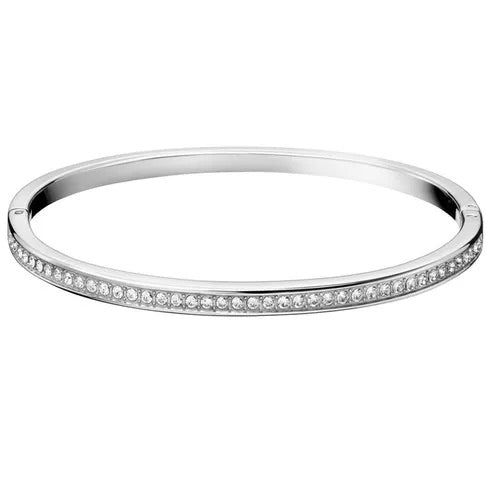 Pulsera Aro con hilera de Brillantes Incrustados